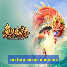 sorteio cores e nomes