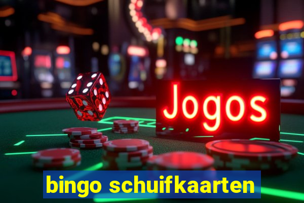 bingo schuifkaarten