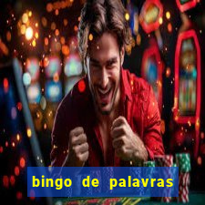 bingo de palavras cha de bebe