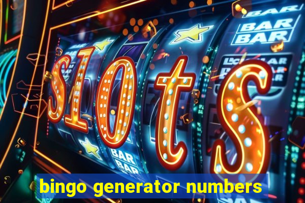 bingo generator numbers