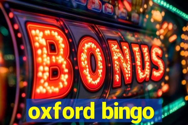 oxford bingo