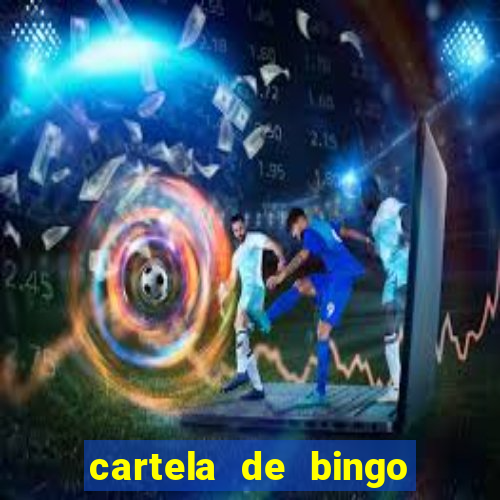 cartela de bingo pra imprimir