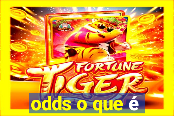 odds o que é