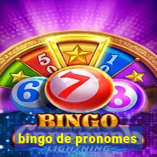 bingo de pronomes