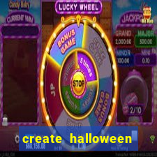 create halloween bingo card