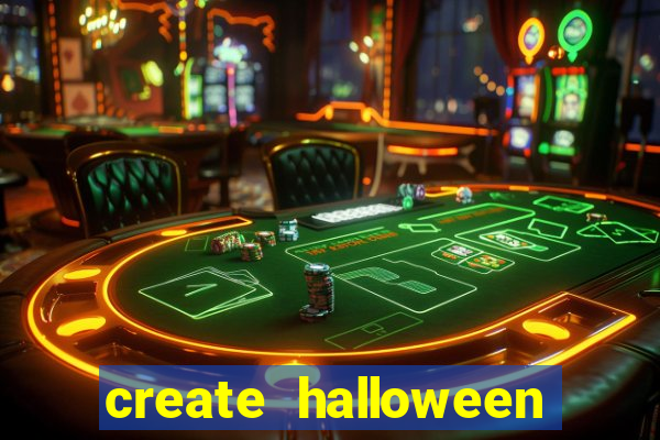 create halloween bingo card