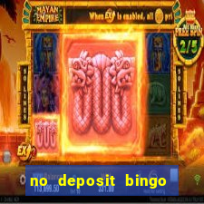 no deposit bingo win real money