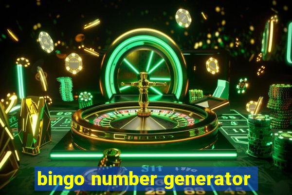 bingo number generator