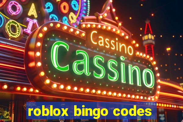 roblox bingo codes