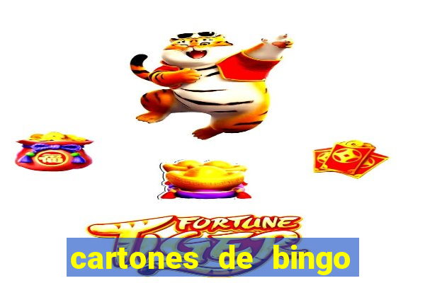 cartones de bingo para imprimir