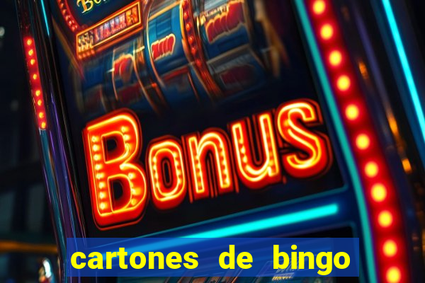 cartones de bingo para imprimir