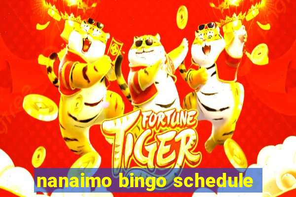 nanaimo bingo schedule