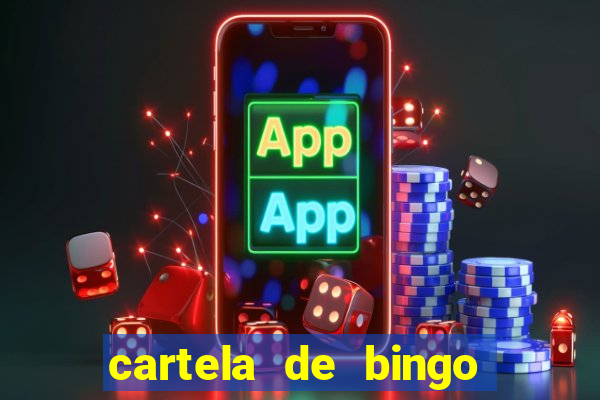 cartela de bingo para imprimir gratis