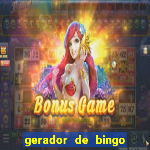 gerador de bingo de palavras