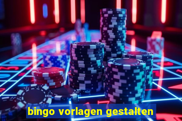 bingo vorlagen gestalten