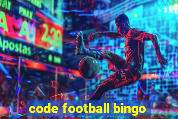 code football bingo