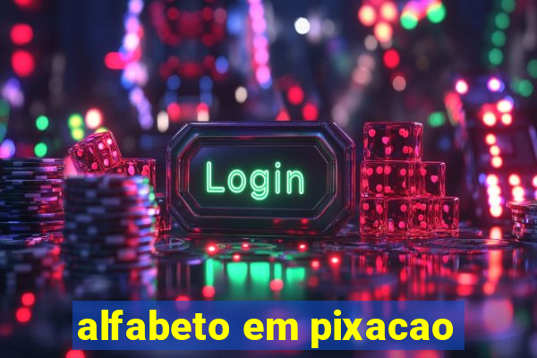 alfabeto em pixacao