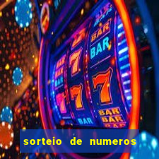 sorteio de numeros de bingo