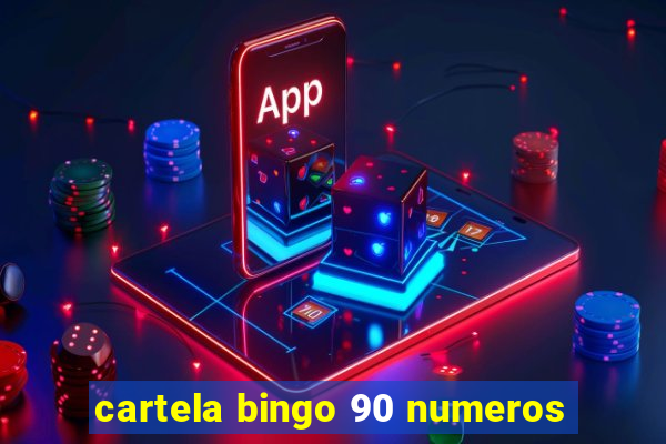 cartela bingo 90 numeros