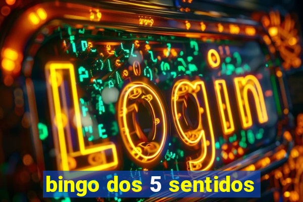 bingo dos 5 sentidos