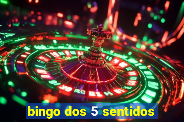 bingo dos 5 sentidos