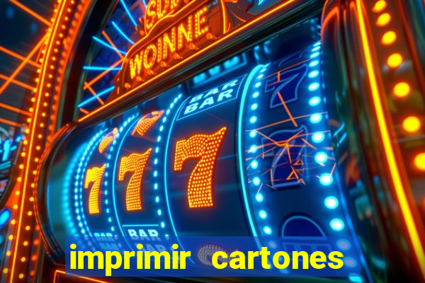 imprimir cartones de bingo