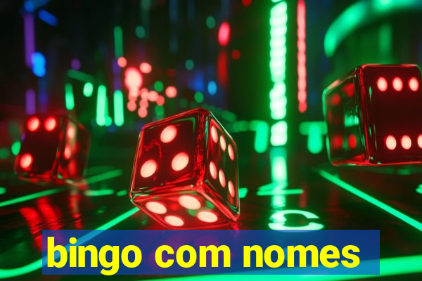 bingo com nomes