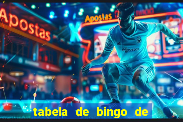 tabela de bingo de 1 a 100