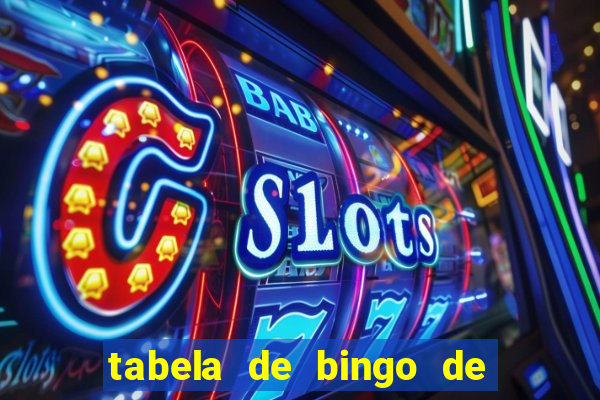 tabela de bingo de 1 a 100