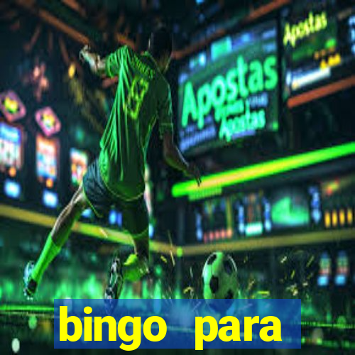 bingo para despedida de solteira para imprimir