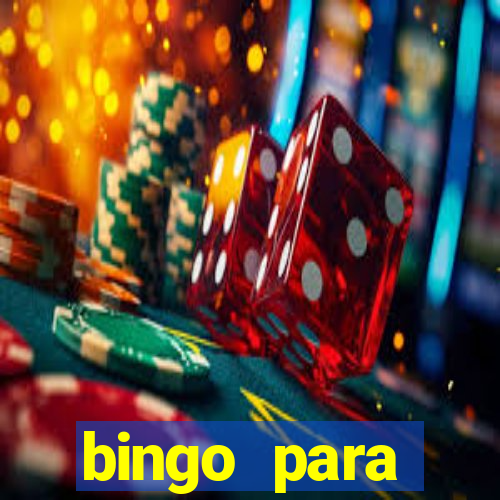 bingo para despedida de solteira para imprimir