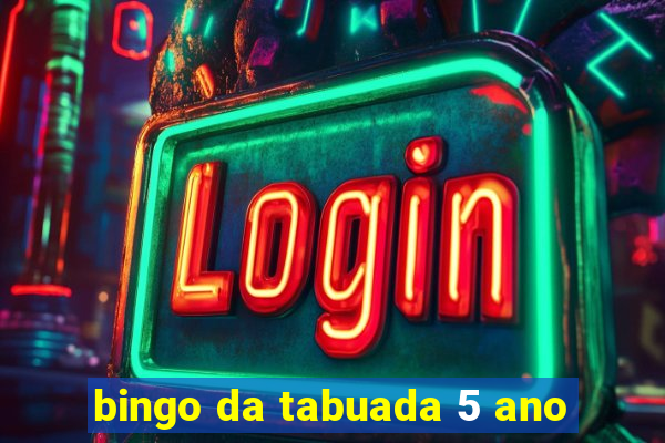 bingo da tabuada 5 ano