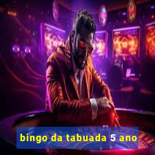 bingo da tabuada 5 ano