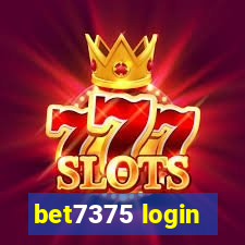 bet7375 login