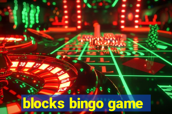 blocks bingo game