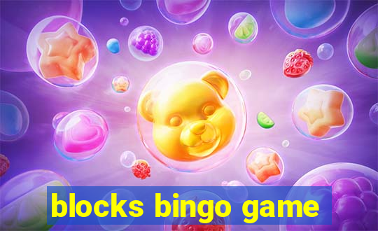 blocks bingo game