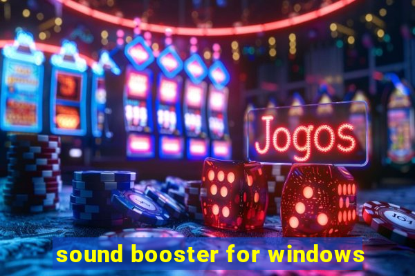 sound booster for windows