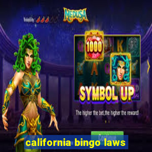 california bingo laws