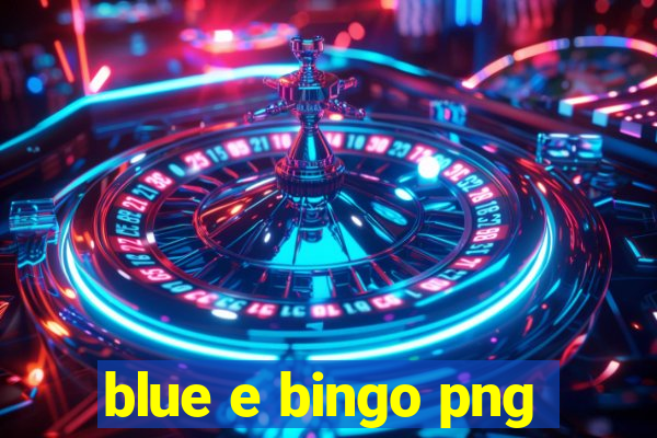 blue e bingo png