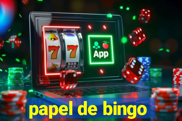 papel de bingo