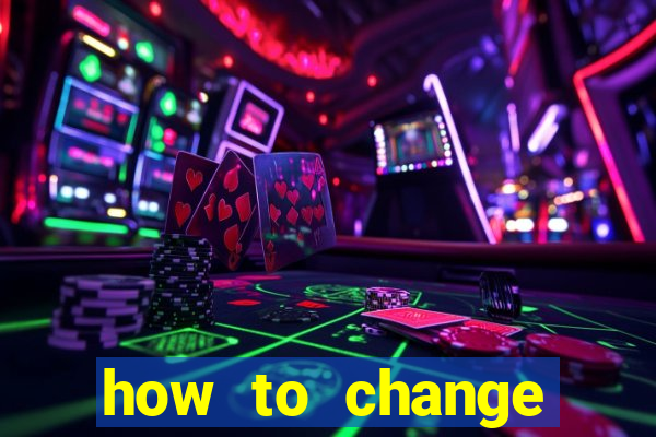 how to change bingo card on slot machine