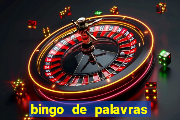 bingo de palavras de natal