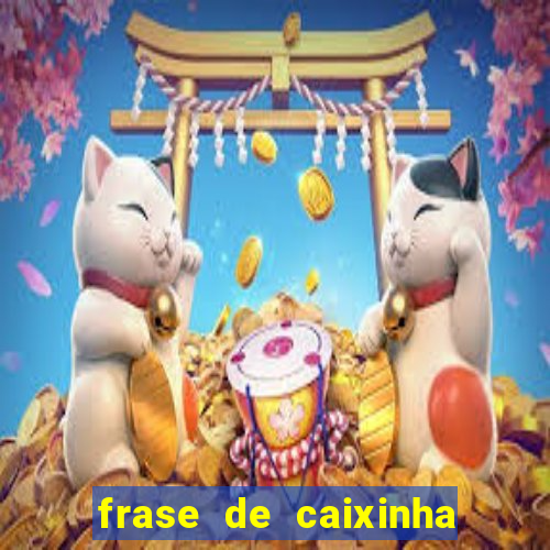 frase de caixinha de natal