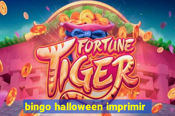 bingo halloween imprimir