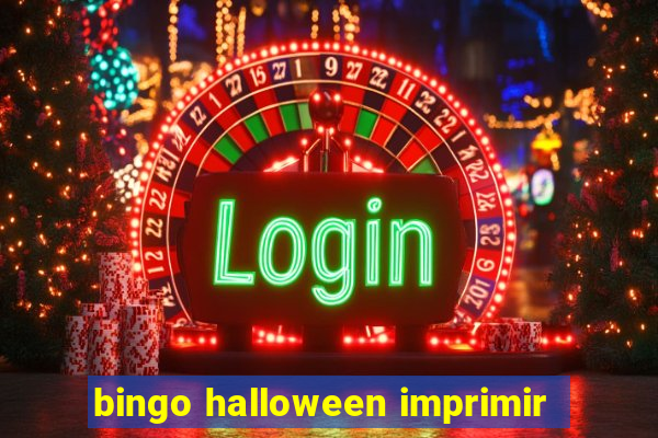 bingo halloween imprimir