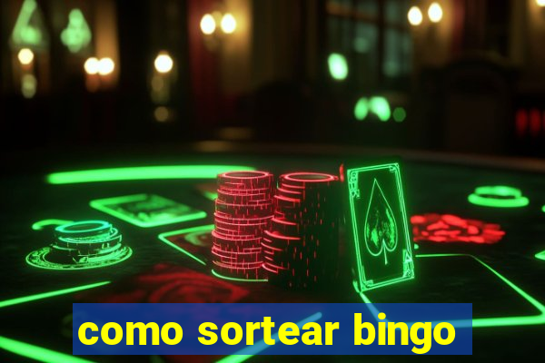 como sortear bingo