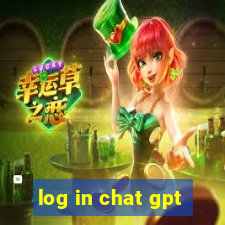 log in chat gpt