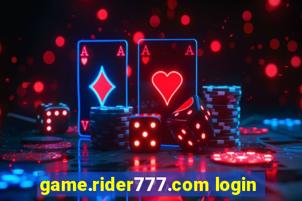 game.rider777.com login